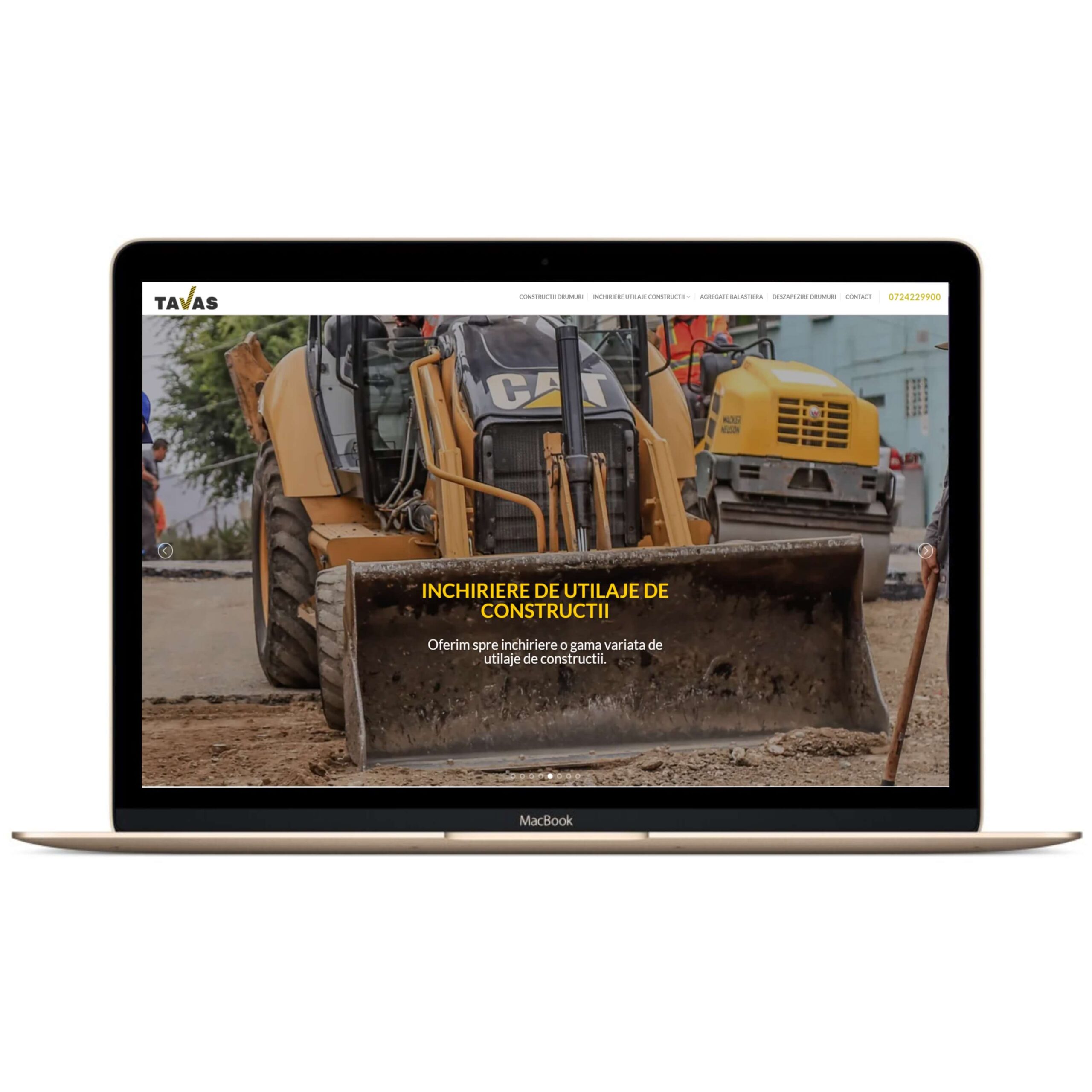 Website firma de constructii drumuri